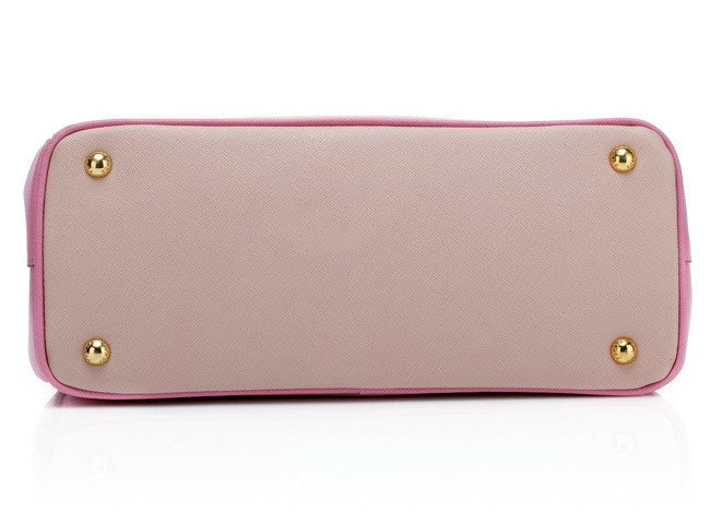 2014 Prada saffiano calfskin 33cm tote BN2274 light pink&pink online store